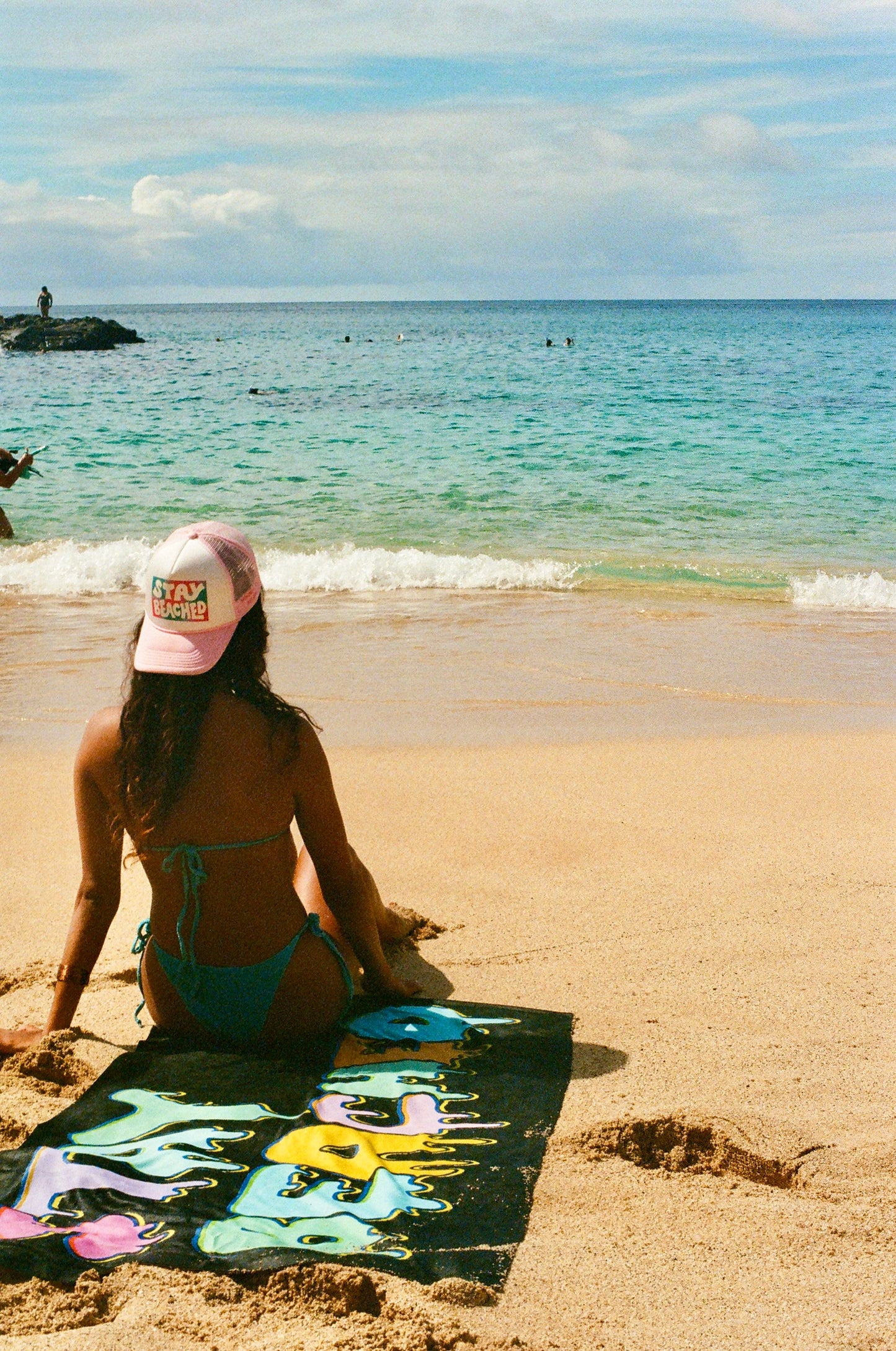 Pink “Stay Beached” Trucker Hat