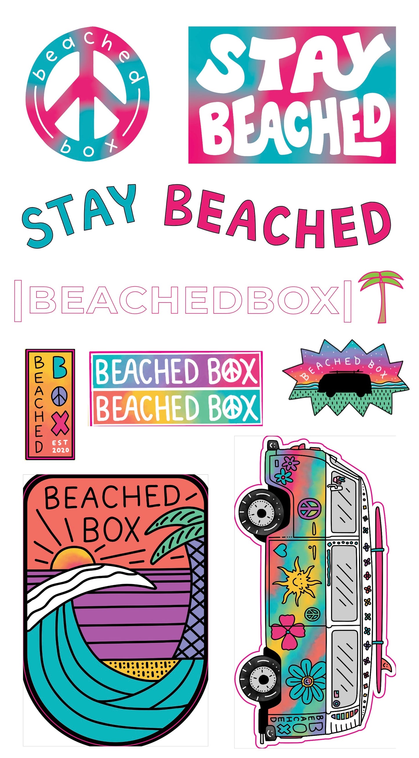 Beached Box Sticker Sheet